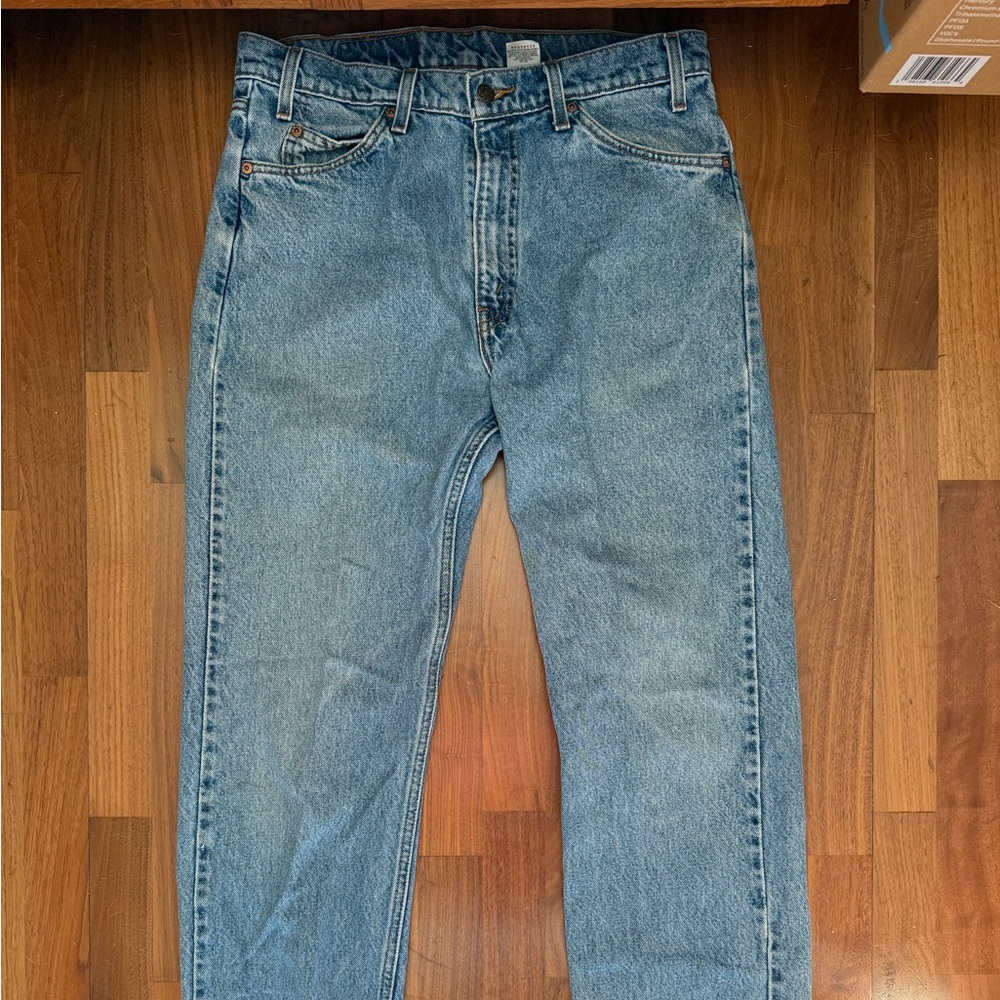 Levi's ORANGE TAB Men's Straight Blue Jeans